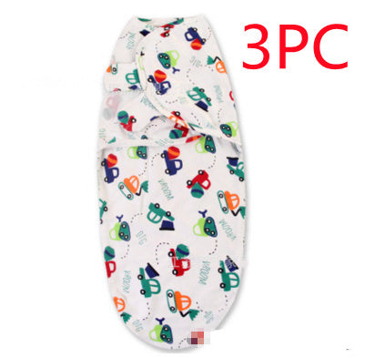 Cotton baby baby wrapped towel, cartoon baby sleeping bag, anti startled baby and baby products