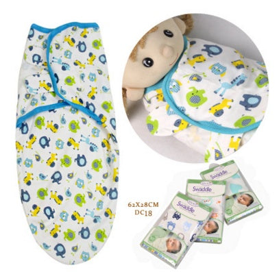 Cotton baby baby wrapped towel, cartoon baby sleeping bag, anti startled baby and baby products